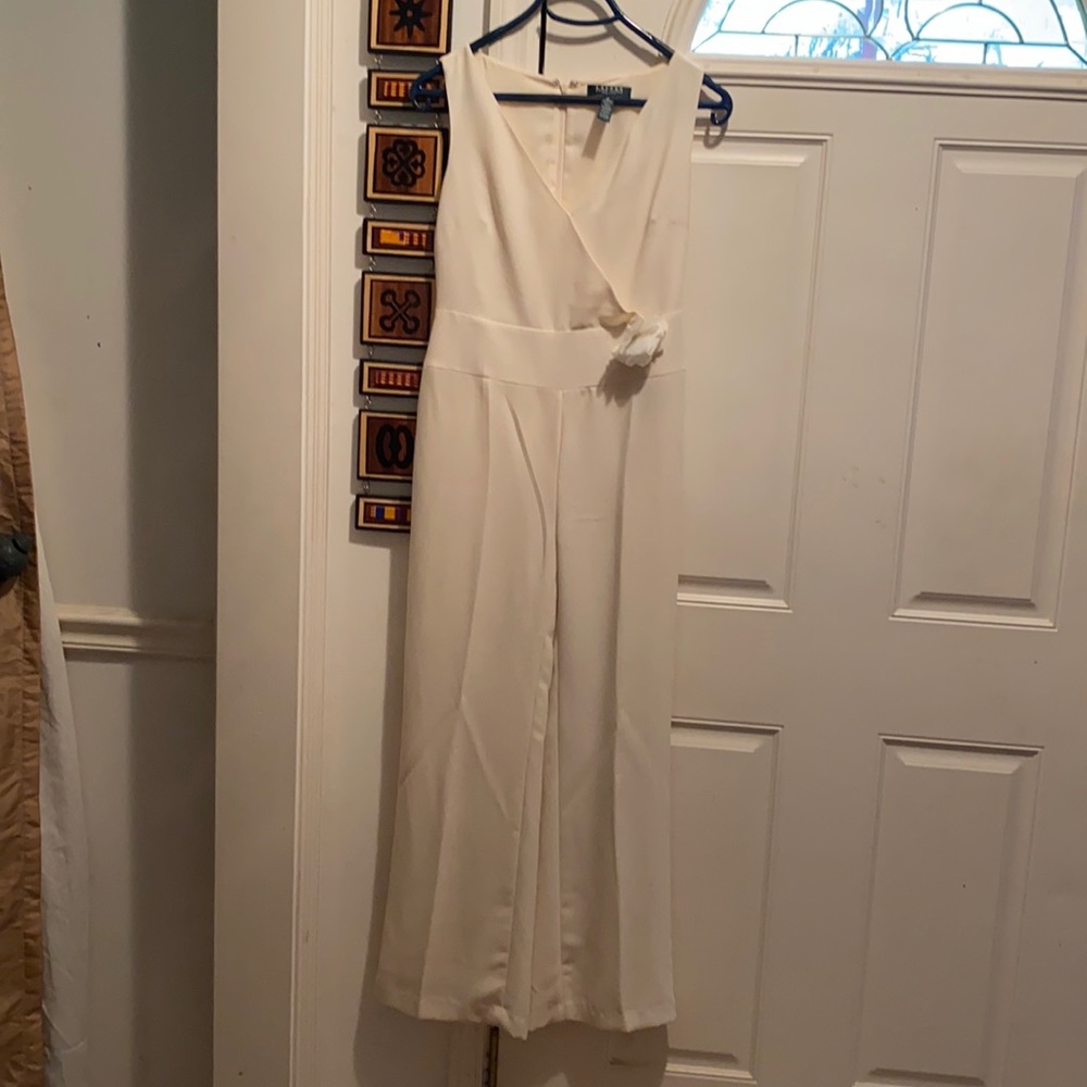 Ralph Lauren 2 Petite Jumpsuit Off white $40